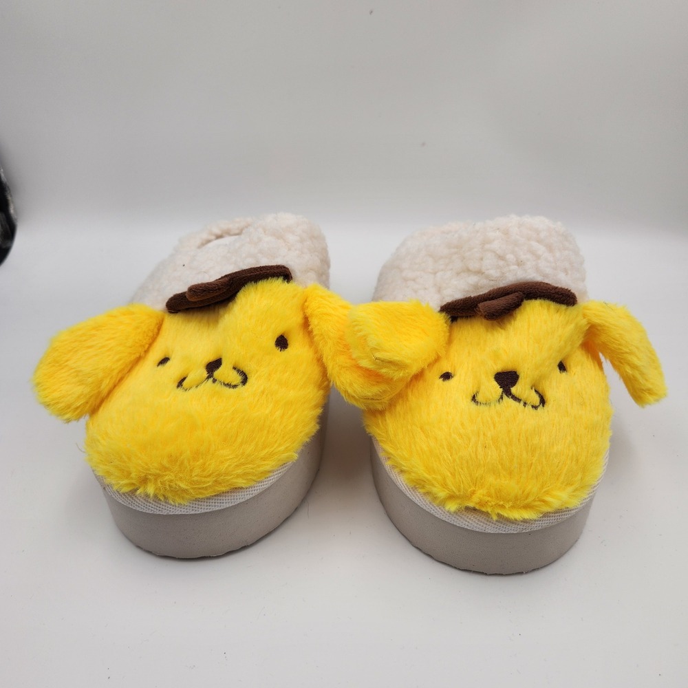 Forever 21 Slippers Womens S Yellow Pompompurin Platform Comfort